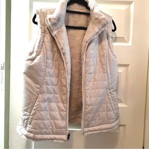 Elegant Cream Quilted Vest for Women
